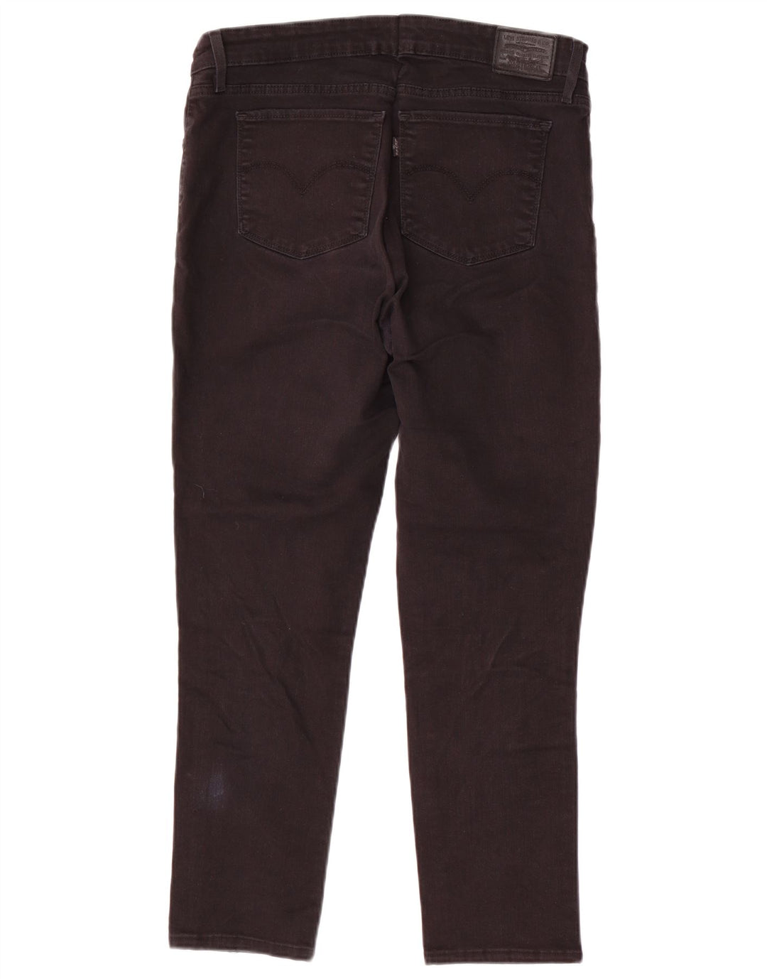 Calça jeans feminina Levi's Slim W32 L26 algodão preto