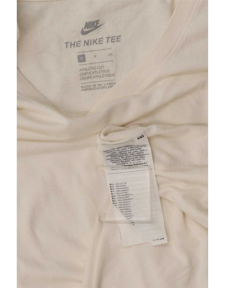 Camiseta masculina Nike Athletic Cut Top pequeno algodão branco