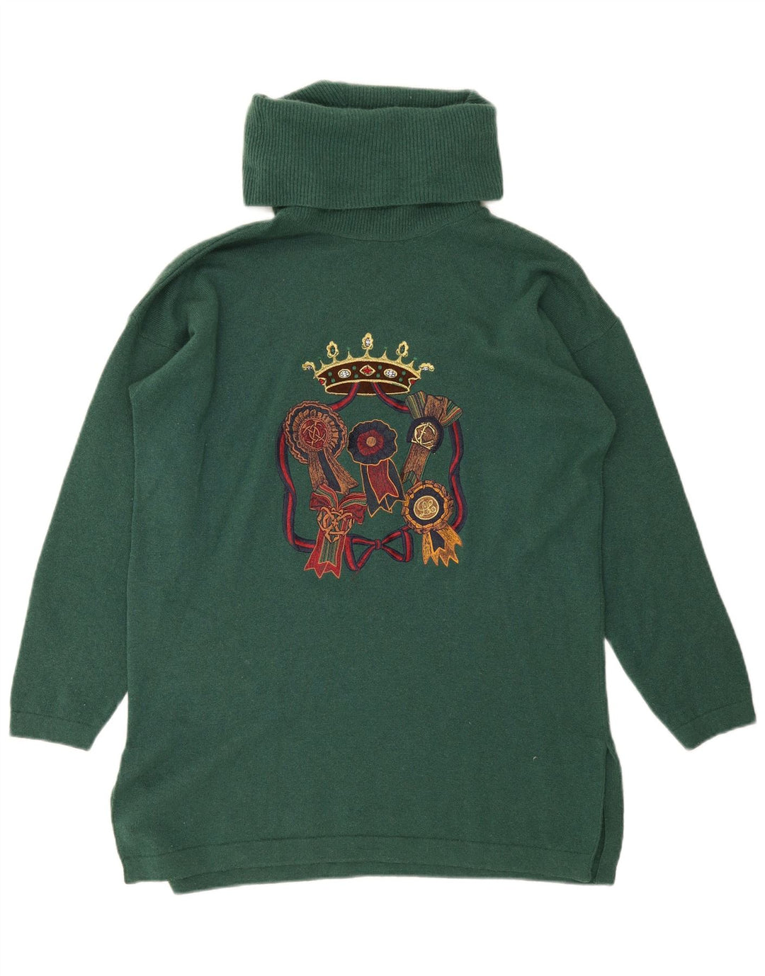 Vestido feminino Les Copains com estampa oversized IT 40 pequeno verde