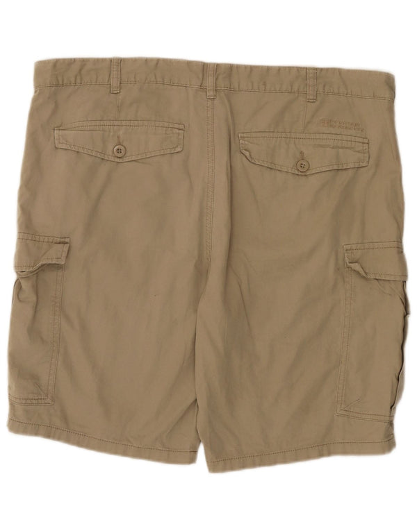 Shorts cargo masculino Mountain Warehouse W40 XL algodão cáqui
