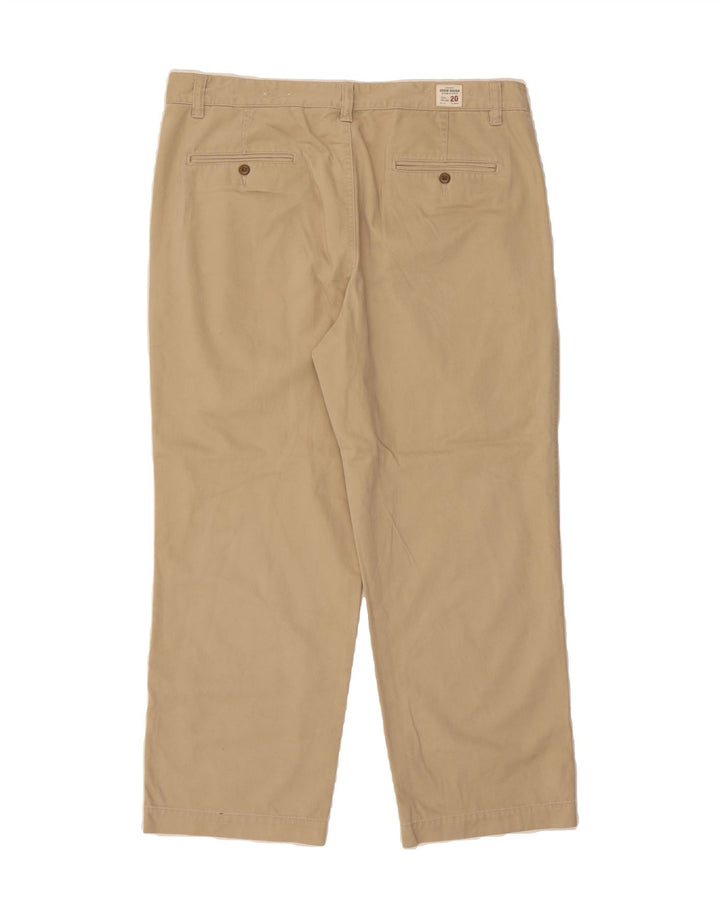 EDDIE BAUER Mens Pegged Relaxed Fit Chino Trousers W40 L30 Beige Cotton Vintage Eddie Bauer and Second-Hand Eddie Bauer from Messina Hembry 