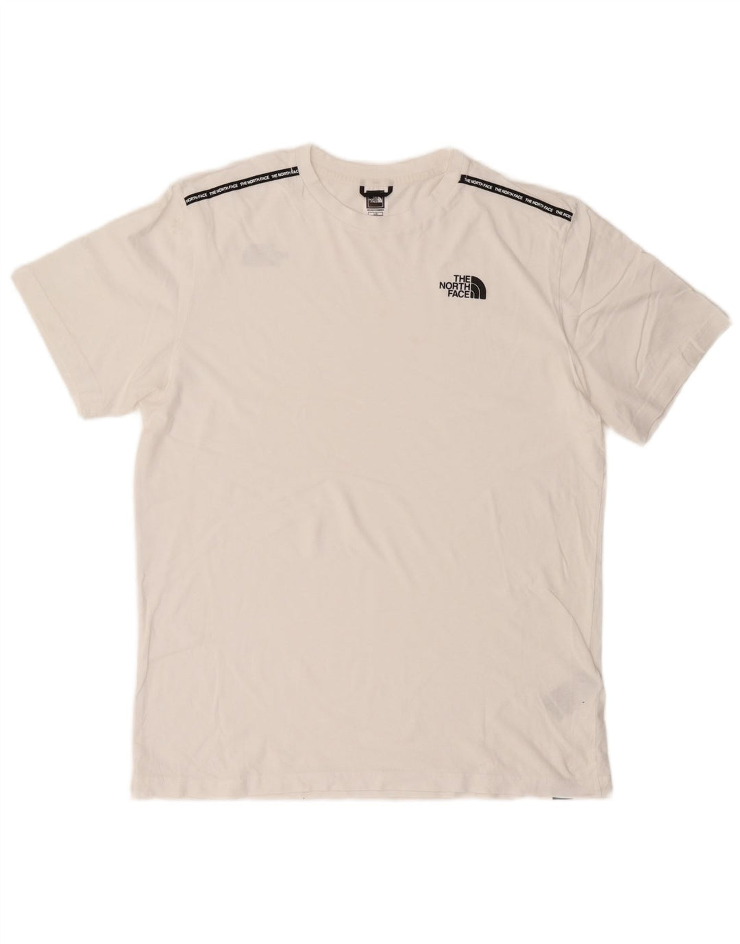 Camiseta masculina The North Face grande algodão branco