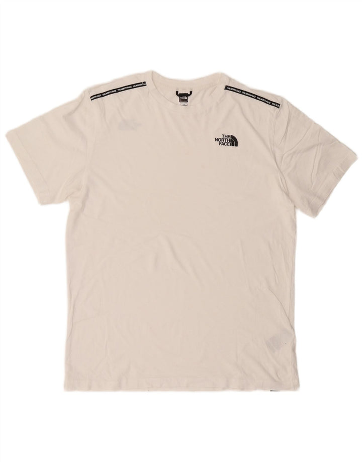 Camiseta masculina The North Face grande algodão branco