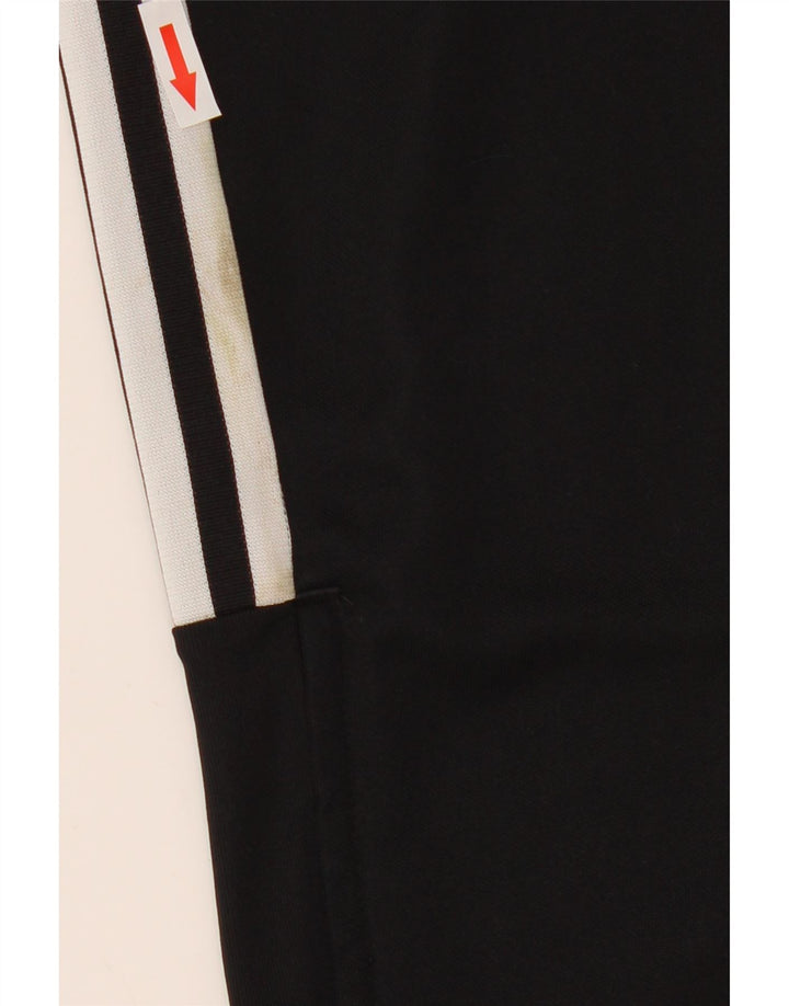 Calças de treino Adidas meninos 11-12 anos poliéster preto