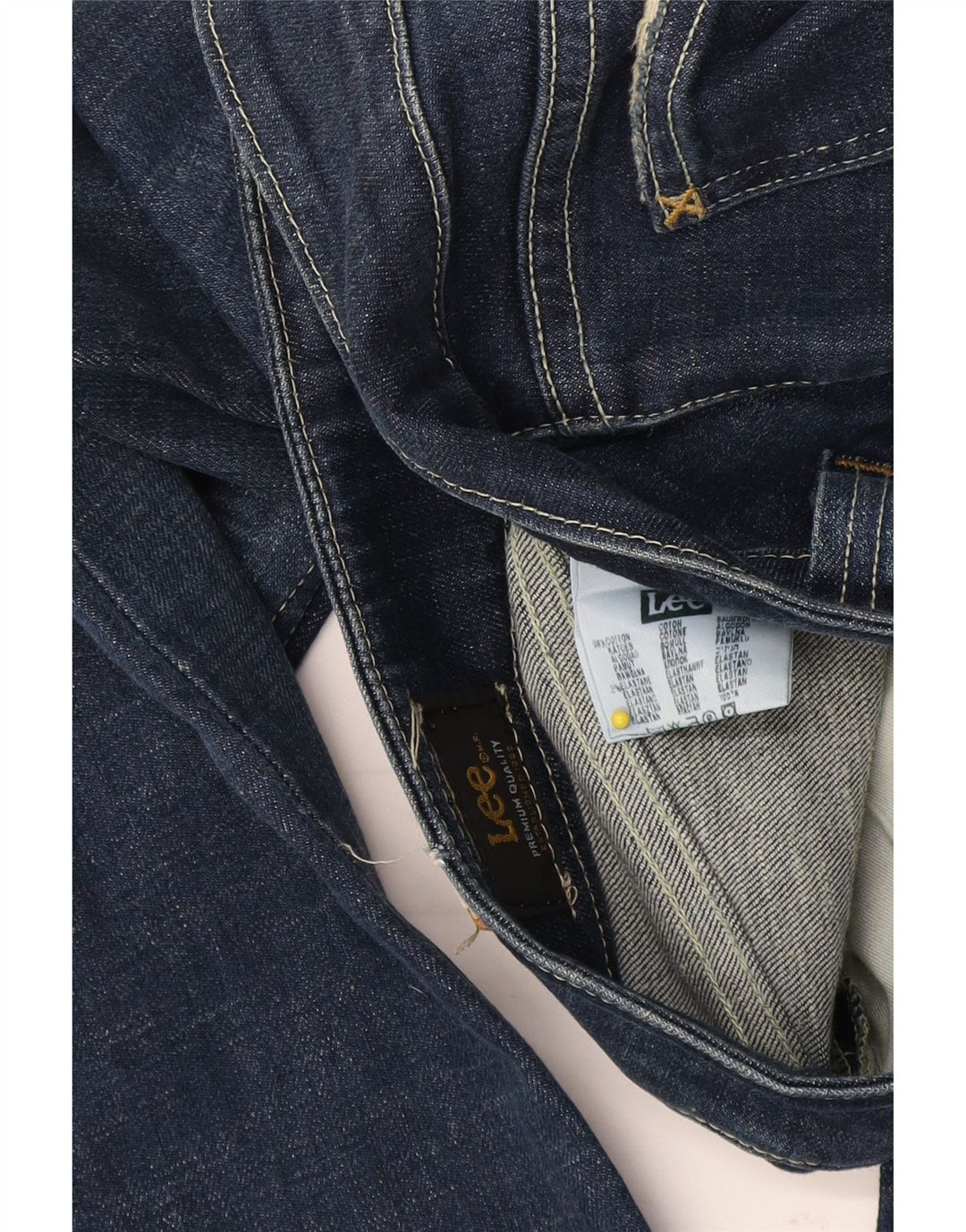 Lee Womens Leola Bootcut Jeans W31 L31 Azul Algodão