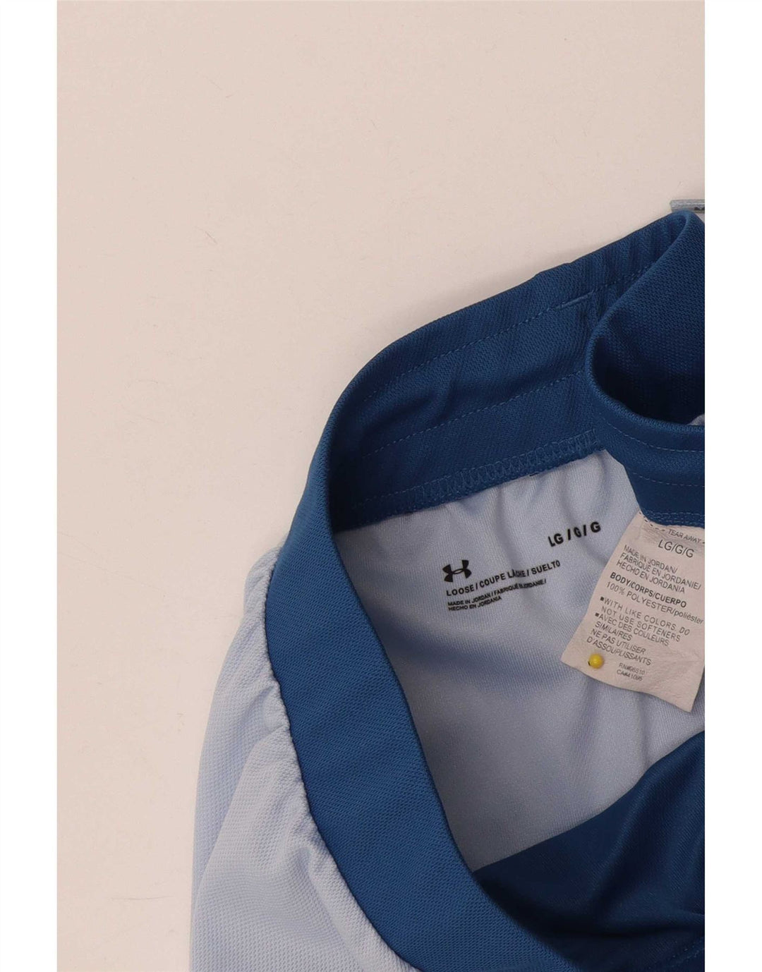 Under Armour Mens Sport Shorts Grande Poliéster Colourblock Azul
