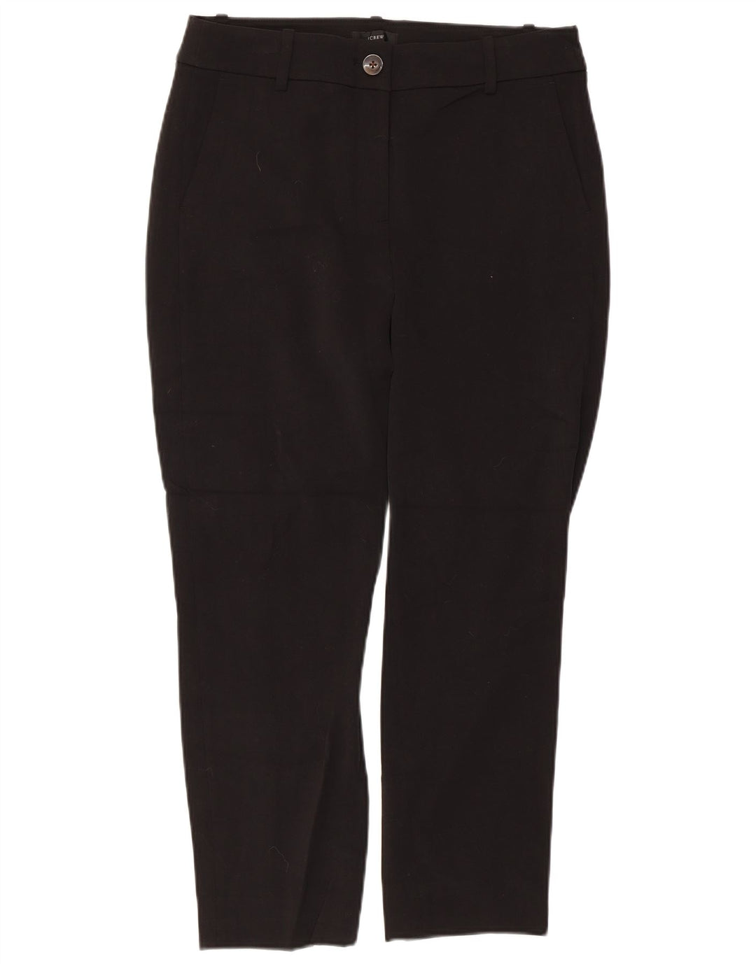 J. Crew Calça Feminina Cropped US 8 Médio W32 L24 Poliéster Preto