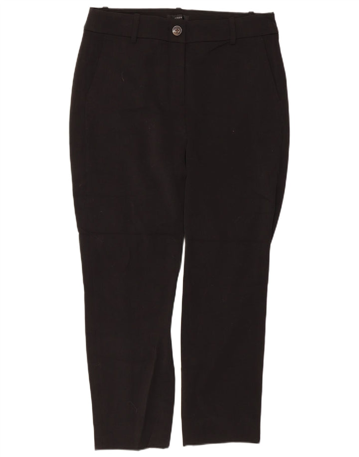 J. Crew Calça Feminina Cropped US 8 Médio W32 L24 Poliéster Preto