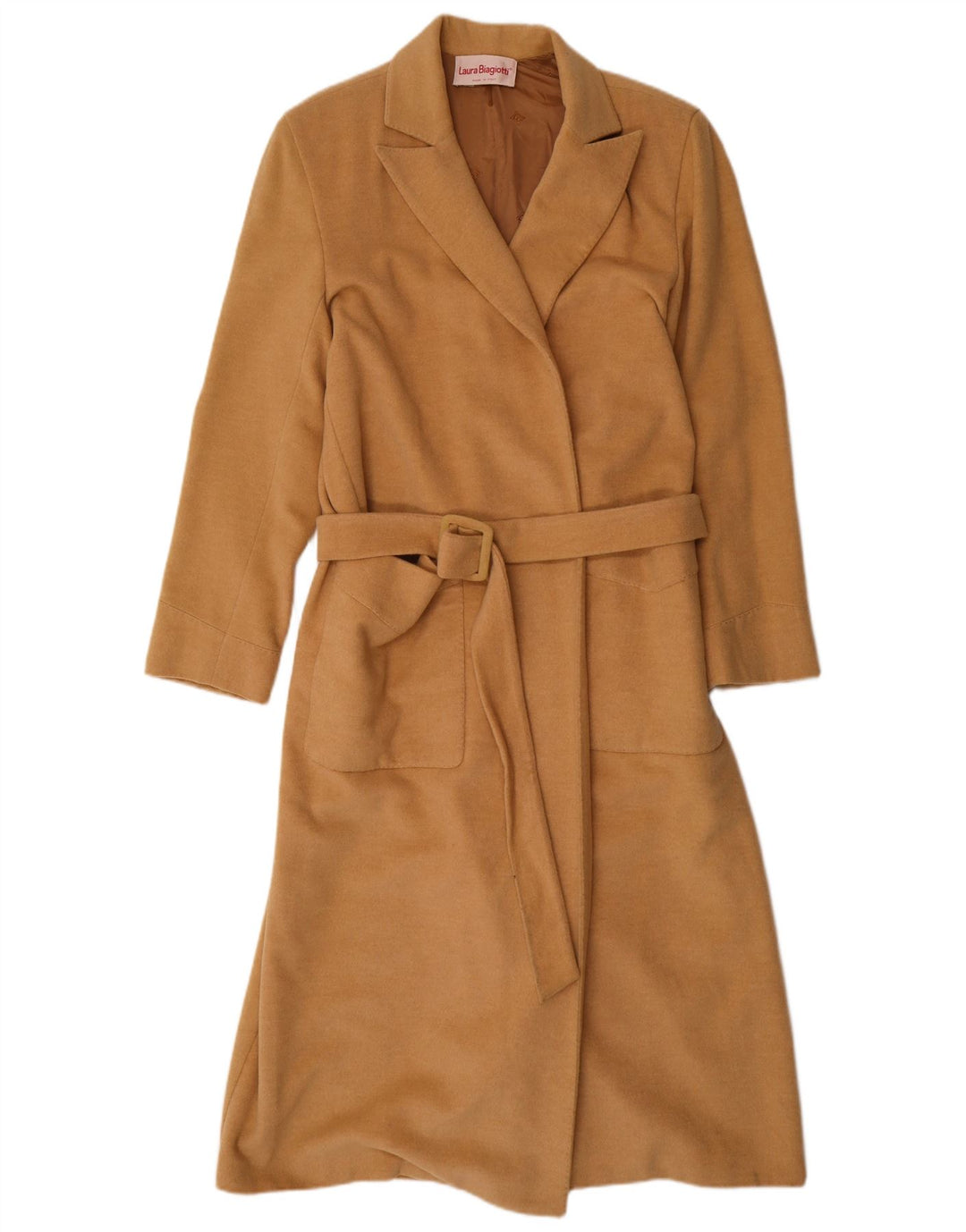 Sobretudo feminino LAURA BIAGIOTTI IT 46 grande lã bege