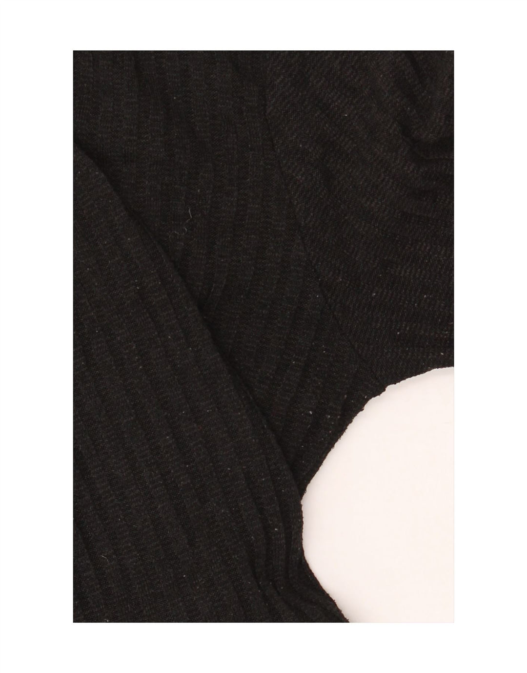 Vestido feminino Zara em camadas de malha UK 12 médio preto