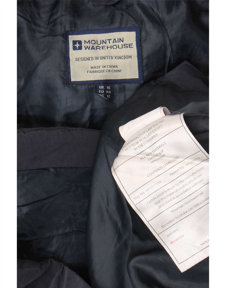 Mountain Warehouse Womens acolchoado Gilet UK 16 grande poliéster azul marinho