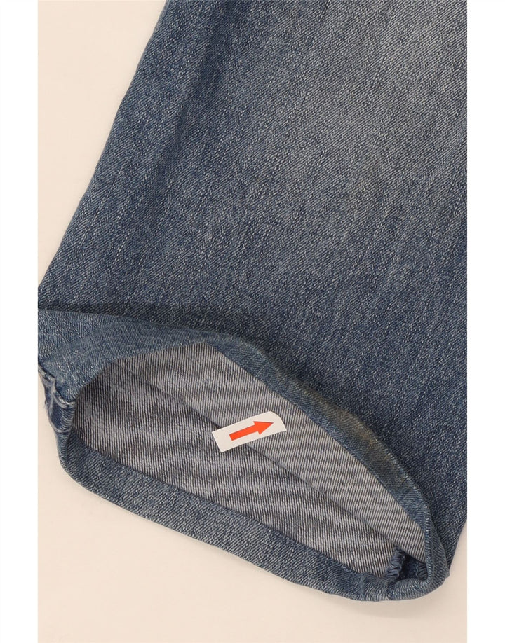 True Religion Mens Slim Jeans W40 L31 Azul Algodão