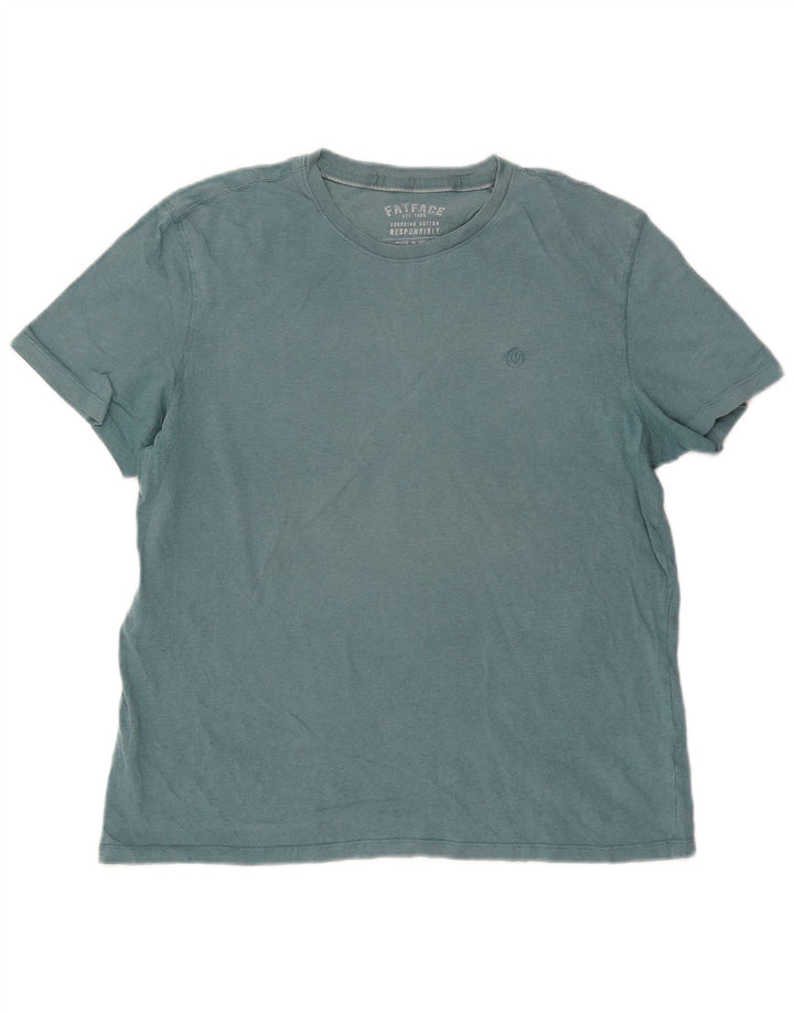 Camiseta masculina Fat Face Top XL algodão azul
