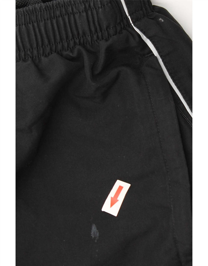 Calça de treino masculina Adidas médio preto colorblock poliéster