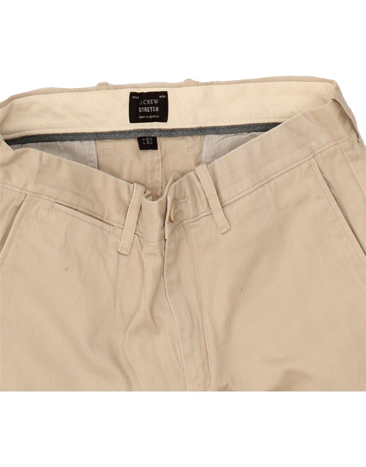J. CREW Womens Slim Chino Trousers W29 L32 Beige Cotton Vintage J. Crew and Second-Hand J. Crew from Messina Hembry 