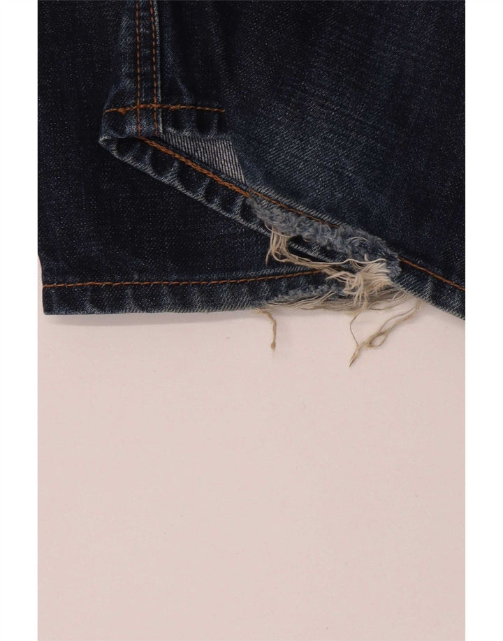 Calça jeans reta masculina Fat Face W36 L31 algodão azul marinho