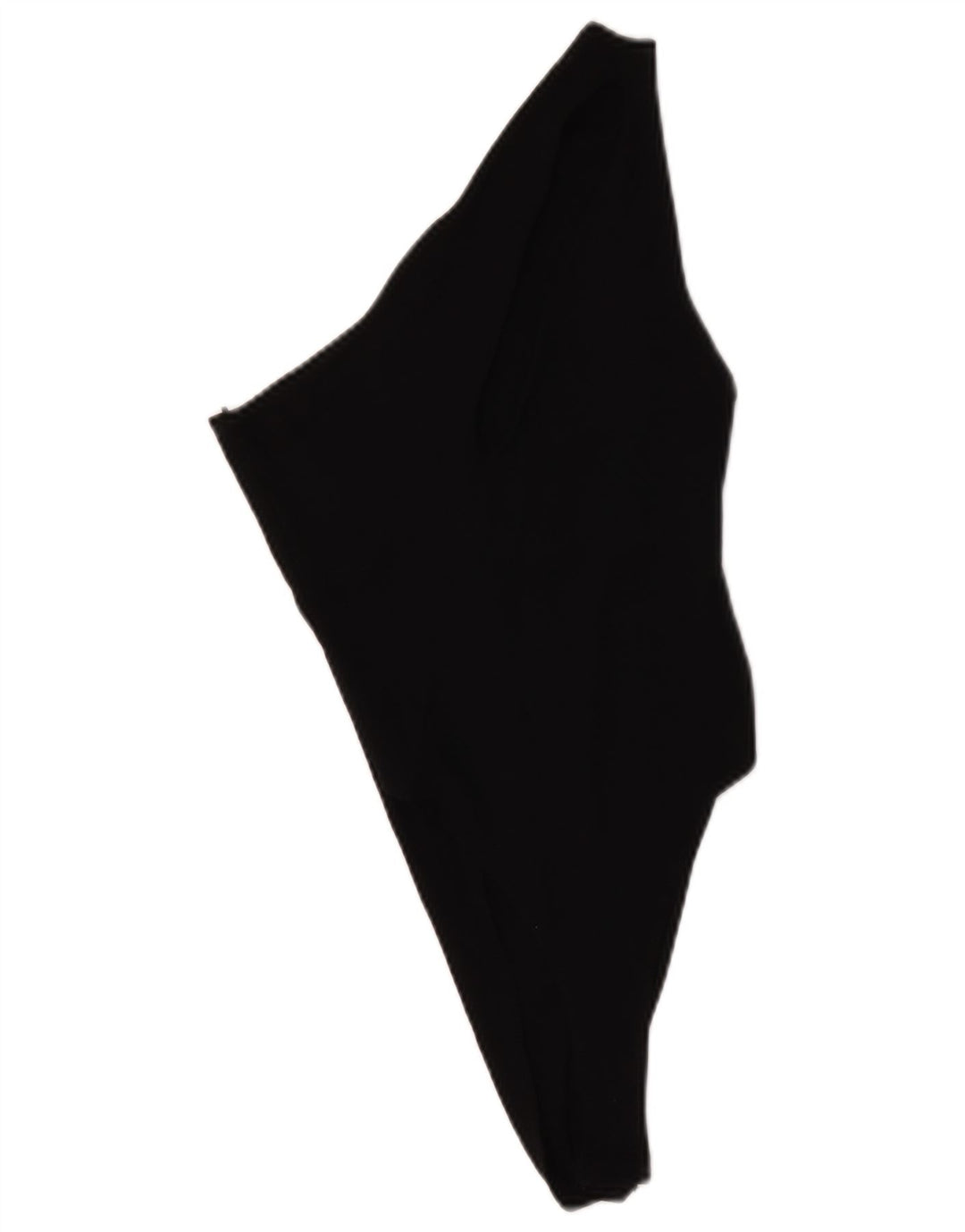 Body feminino de um ombro Zara UK 12 algodão preto médio
