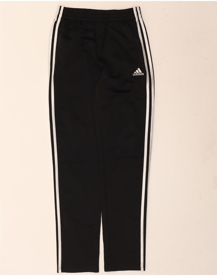 Calças de treino Adidas Boys 14-15 anos grandes poliéster preto