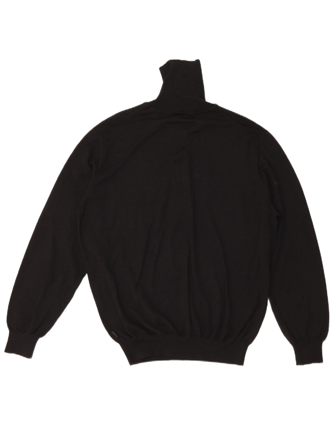 Suéter masculino Hugo Boss com gola redonda 2XL lã preta