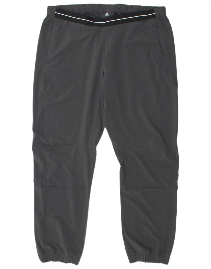 ADIDAS Calças de treino femininas Joggers UK 20 2XL Cinza
