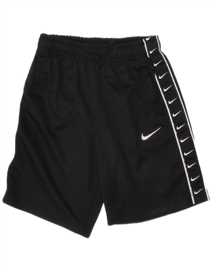 Shorts esportivos gráficos NIKE para meninos 12-13 anos, grande, preto, poliéster
