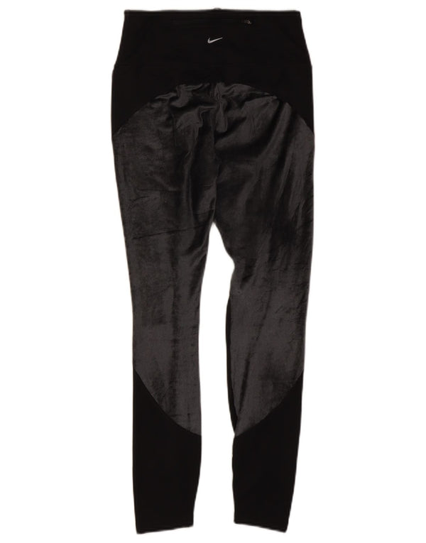 Leggings femininos Nike Dri Fit UK 8 pequenas pretas