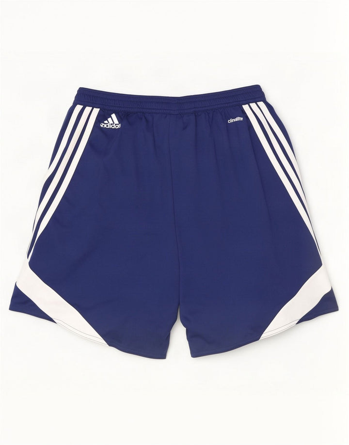 Adidas Masculino Climalite Sport Shorts Médio Azul Marinho Colorblock Poliéster
