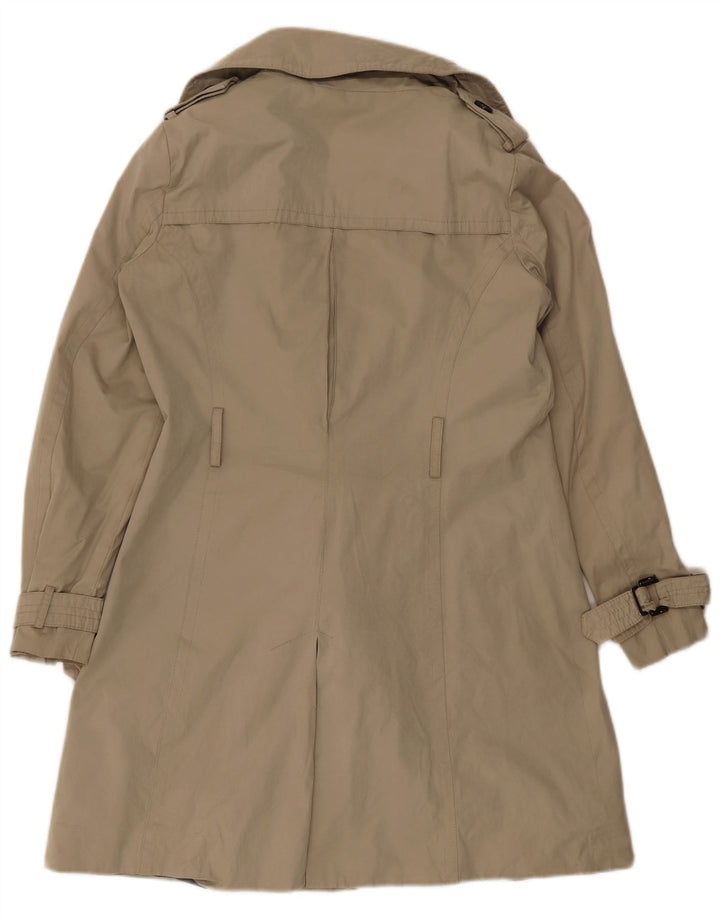 Zara Womens Trench Coat Reino Unido 16 Grande Bege