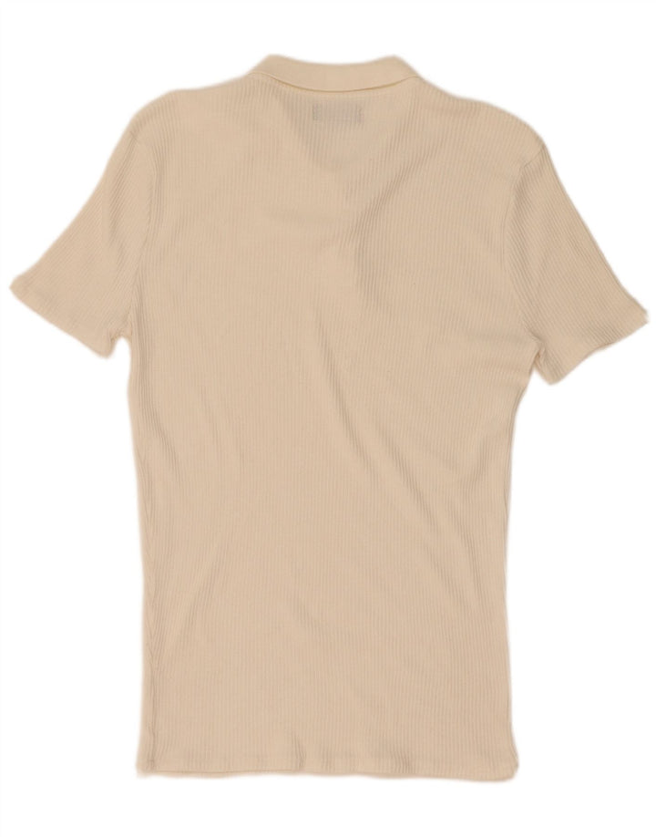 Camisa polo masculina Zara XL branca