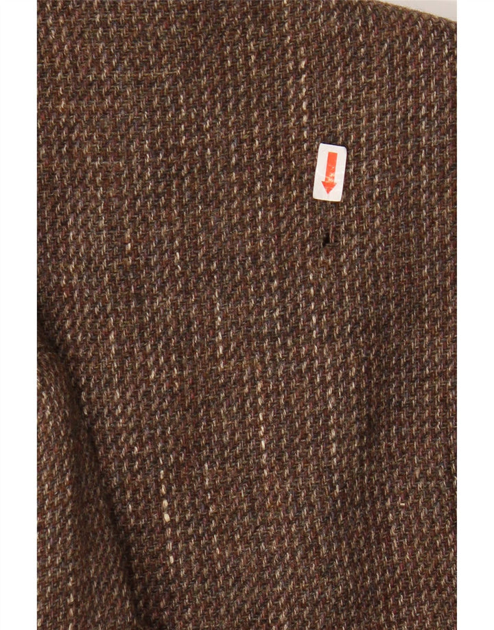 BROOKS BROTHERS Jaqueta blazer masculina de 2 botões e manga 3/4 Reino Unido 38 marrom médio