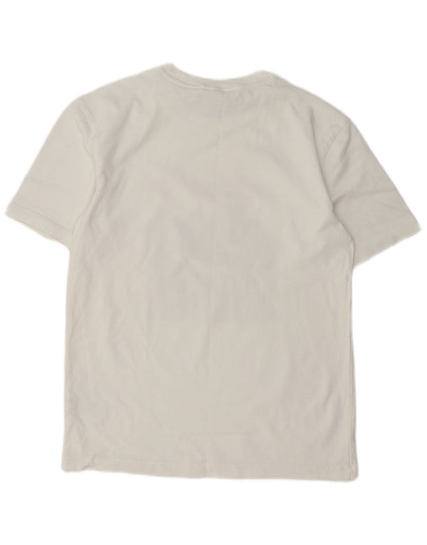 Adidas Mens Graphic T-Shirt Top XS Algodão Branco