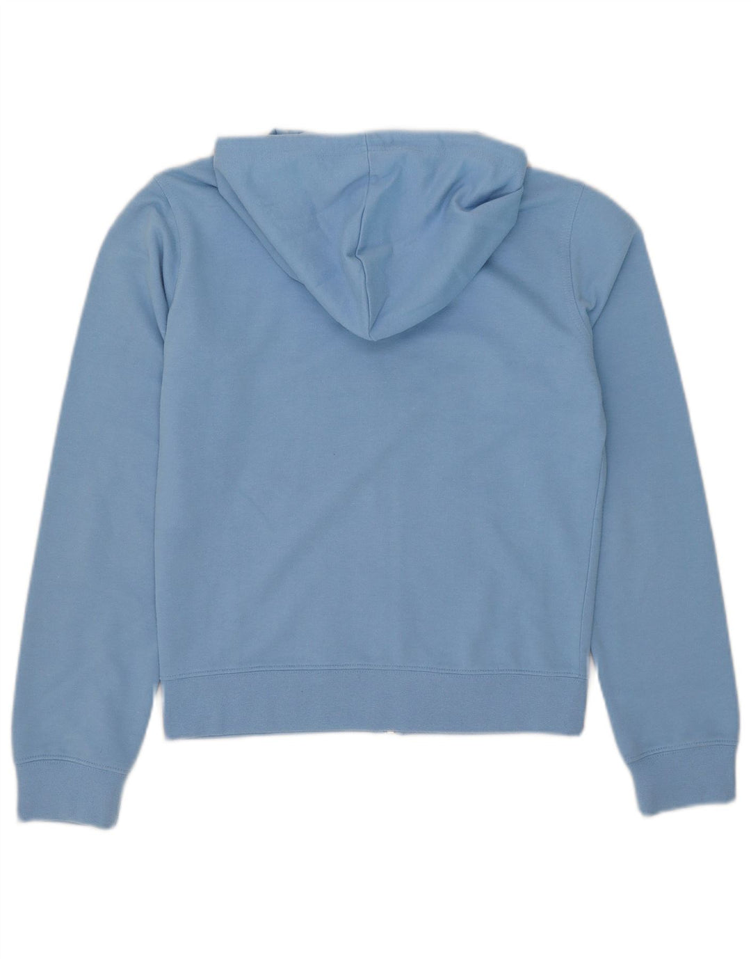 Suéter Reebok feminino com capuz e zíper UK 10 pequeno azul poliéster