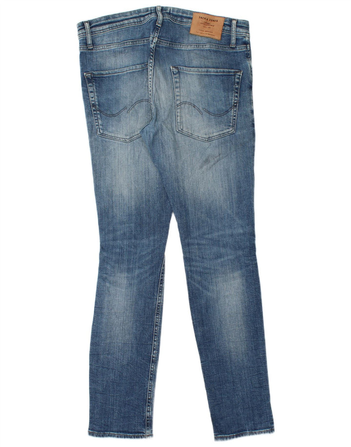 Jack & Jones Masculino GLENN Slim Jeans W33 L32 Azul
