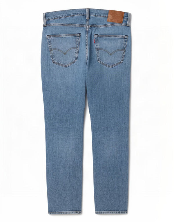 Levi's Masculino 502 Tapered Jeans W34 L32 Azul Algodão