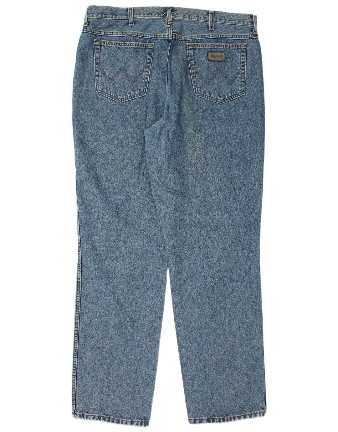 WRANGLER Masculino Ohio Straight Jeans W40 L34 Azul Algodão