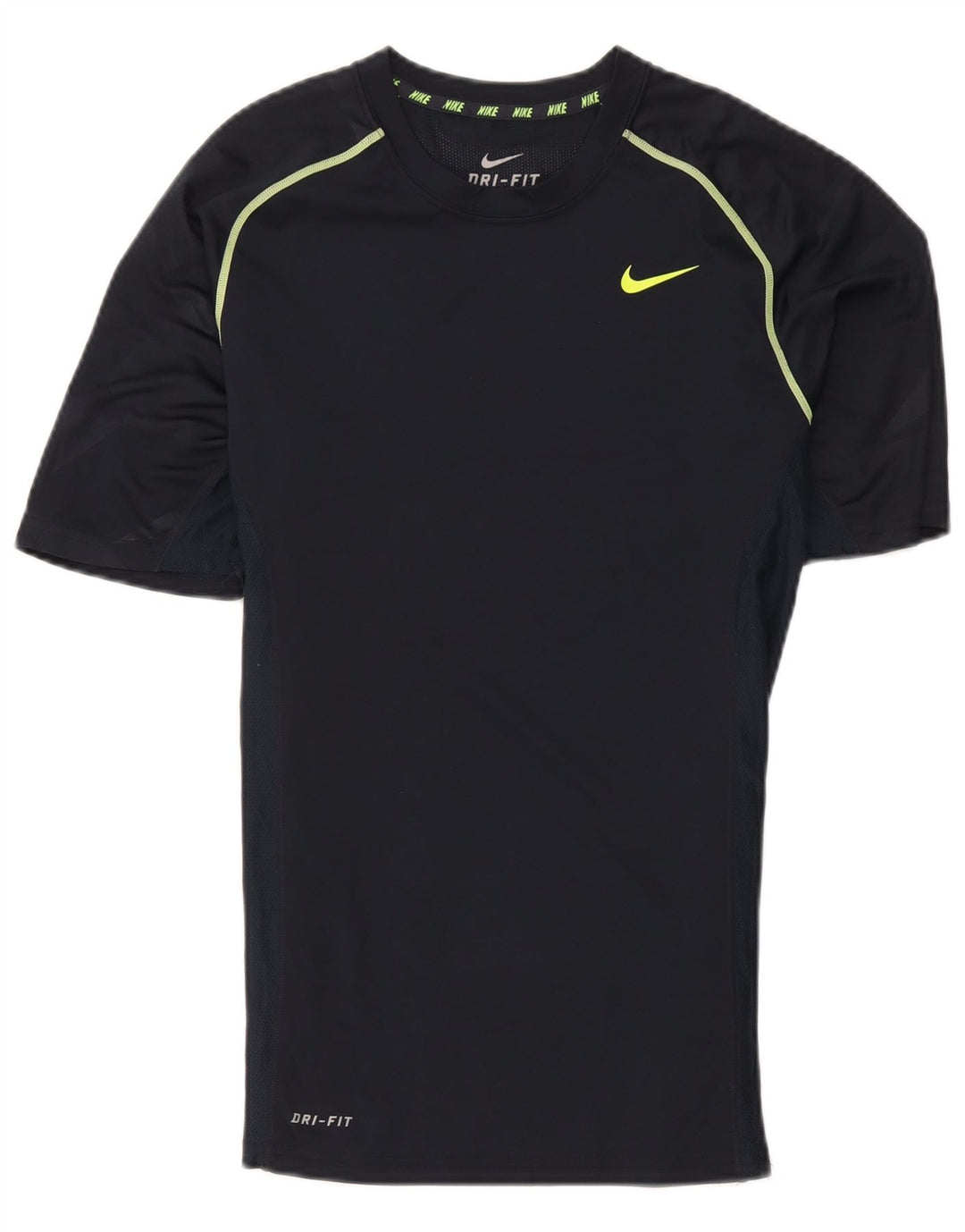 Camiseta Nike Masculina Dri Fit Top Pequeno Poliéster Azul Marinho