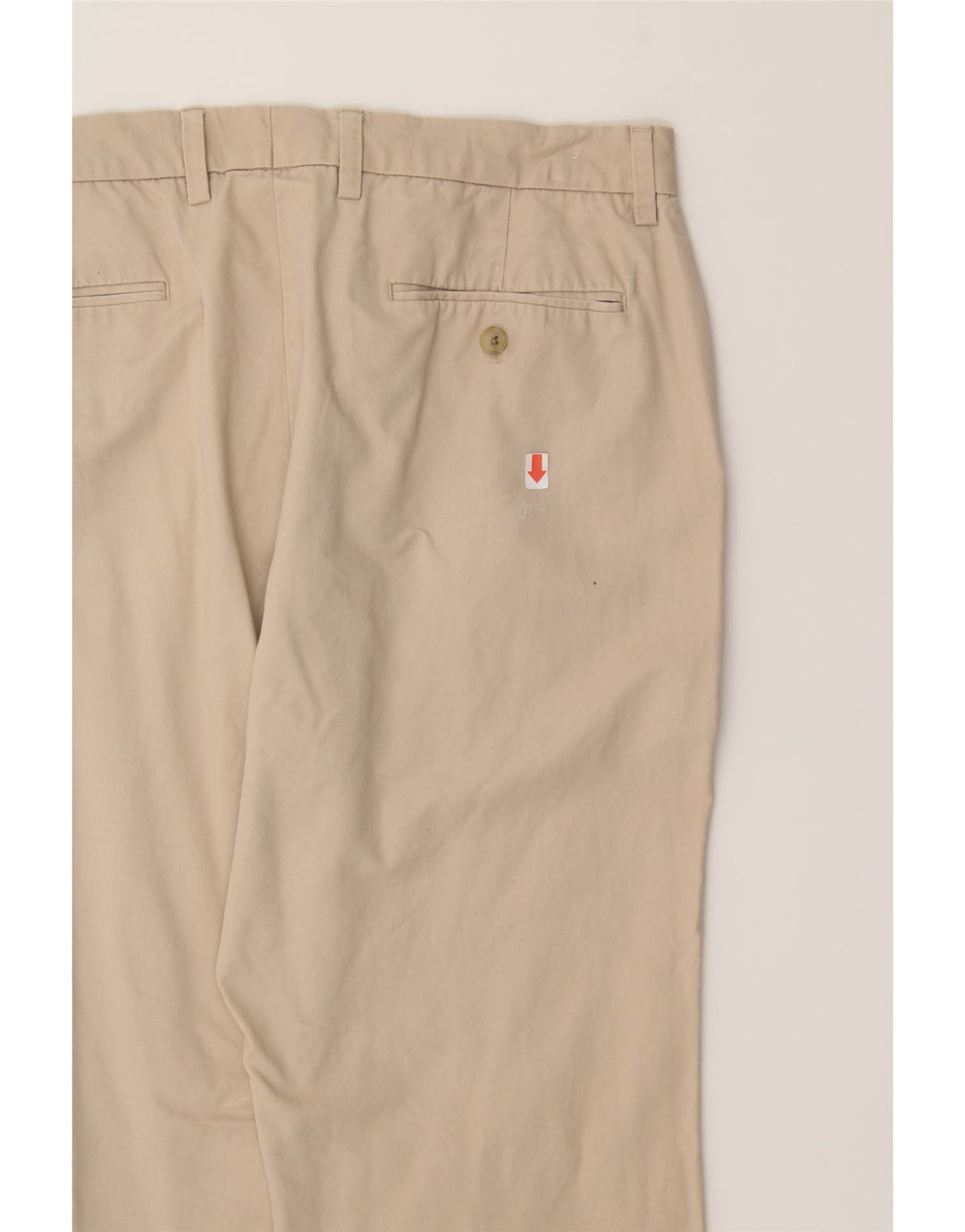 J. CREW Mens Straight Chino Trousers W34 L28  Beige Cotton Vintage J. Crew and Second-Hand J. Crew from Messina Hembry 