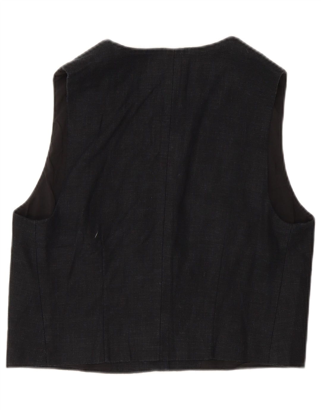 Colete feminino Marks & Spencer Reino Unido 10 pequeno linho preto
