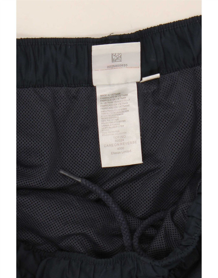 Ellesse Mens Sport Shorts Médio Azul Marinho Colourblock Poliéster