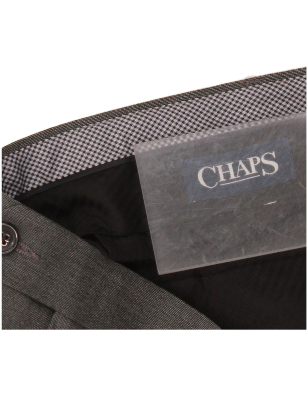 Calça masculina reta CHAPS W42 L30 cinza