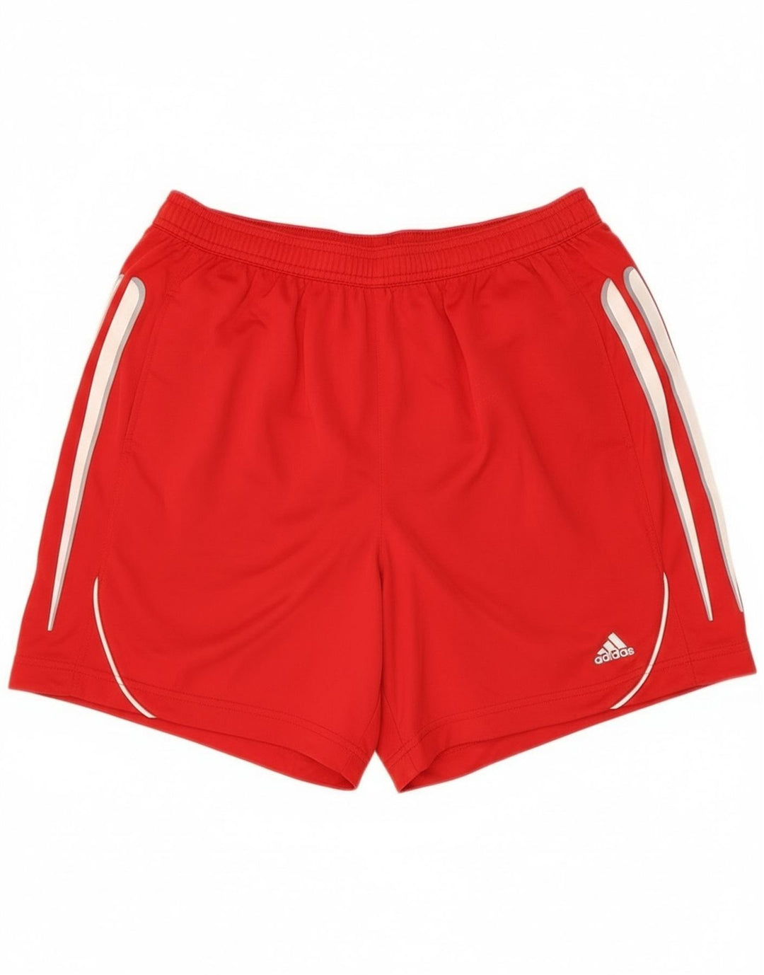 Adidas Mens Sport Shorts Médio Poliéster Vermelho