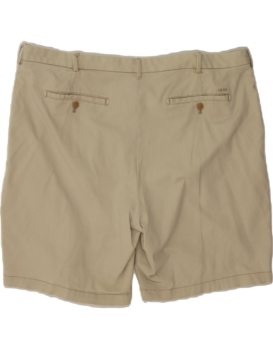 IZOD Mens Salt Water Chino Shorts W42 2XL Beige Cotton Vintage Izod and Second-Hand Izod from Messina Hembry 