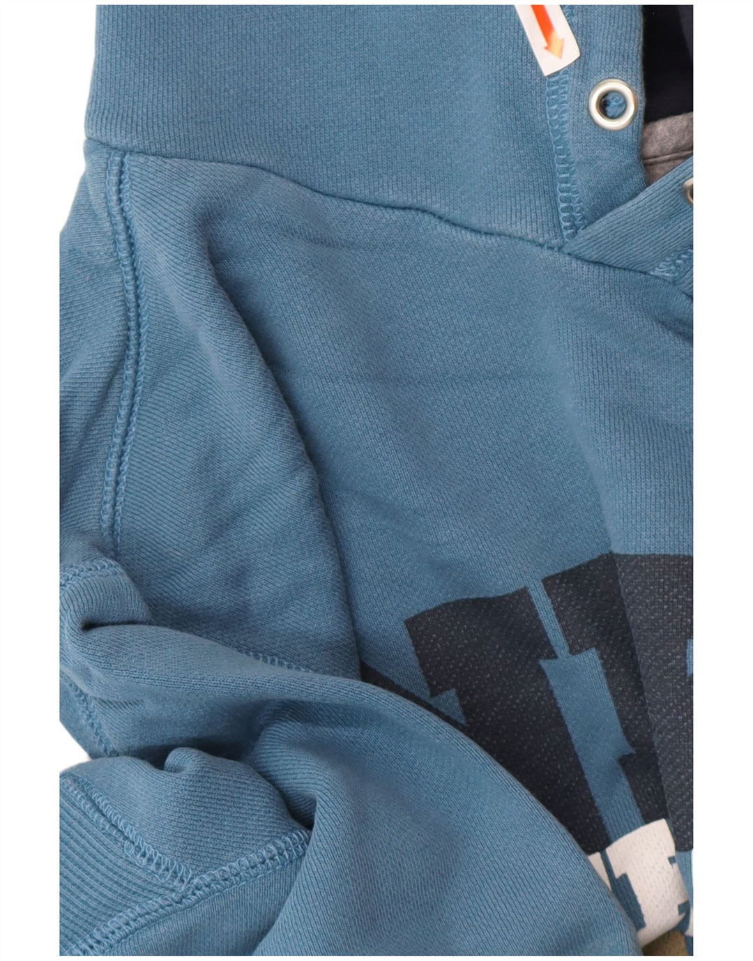 NIKE Mens Graphic Hoodie Jumper Pequeno Azul Algodão