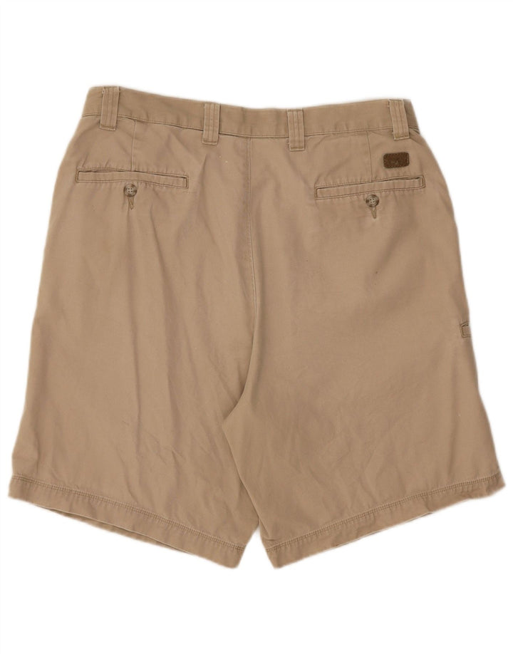Shorts cargo masculino DOCKERS W34 grande algodão bege