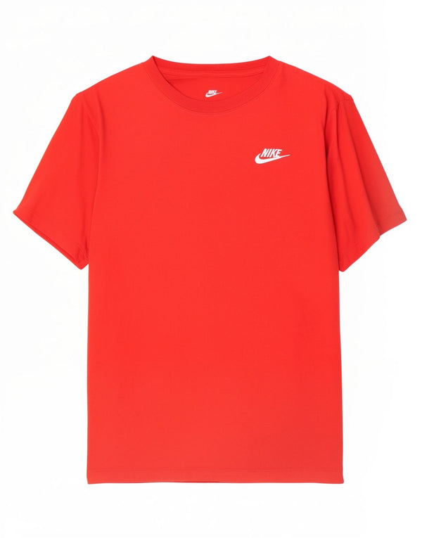 Camiseta masculina Nike Top pequeno algodão vermelho