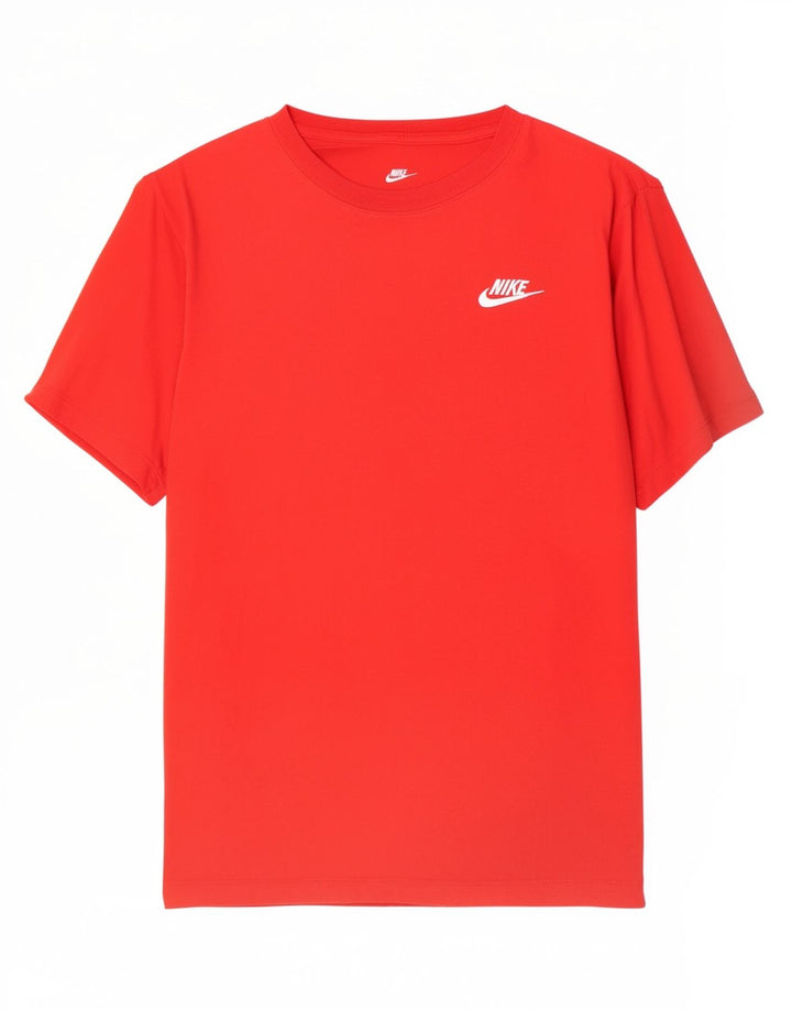 Camiseta masculina Nike Top pequeno algodão vermelho