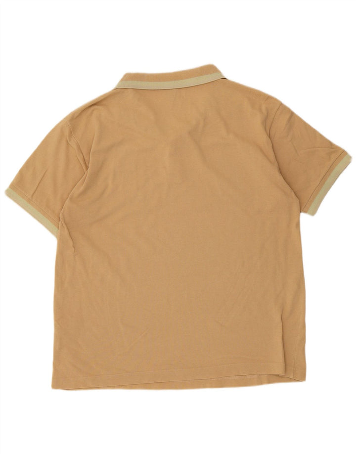 Camisa polo masculina North Sails algodão bege médio