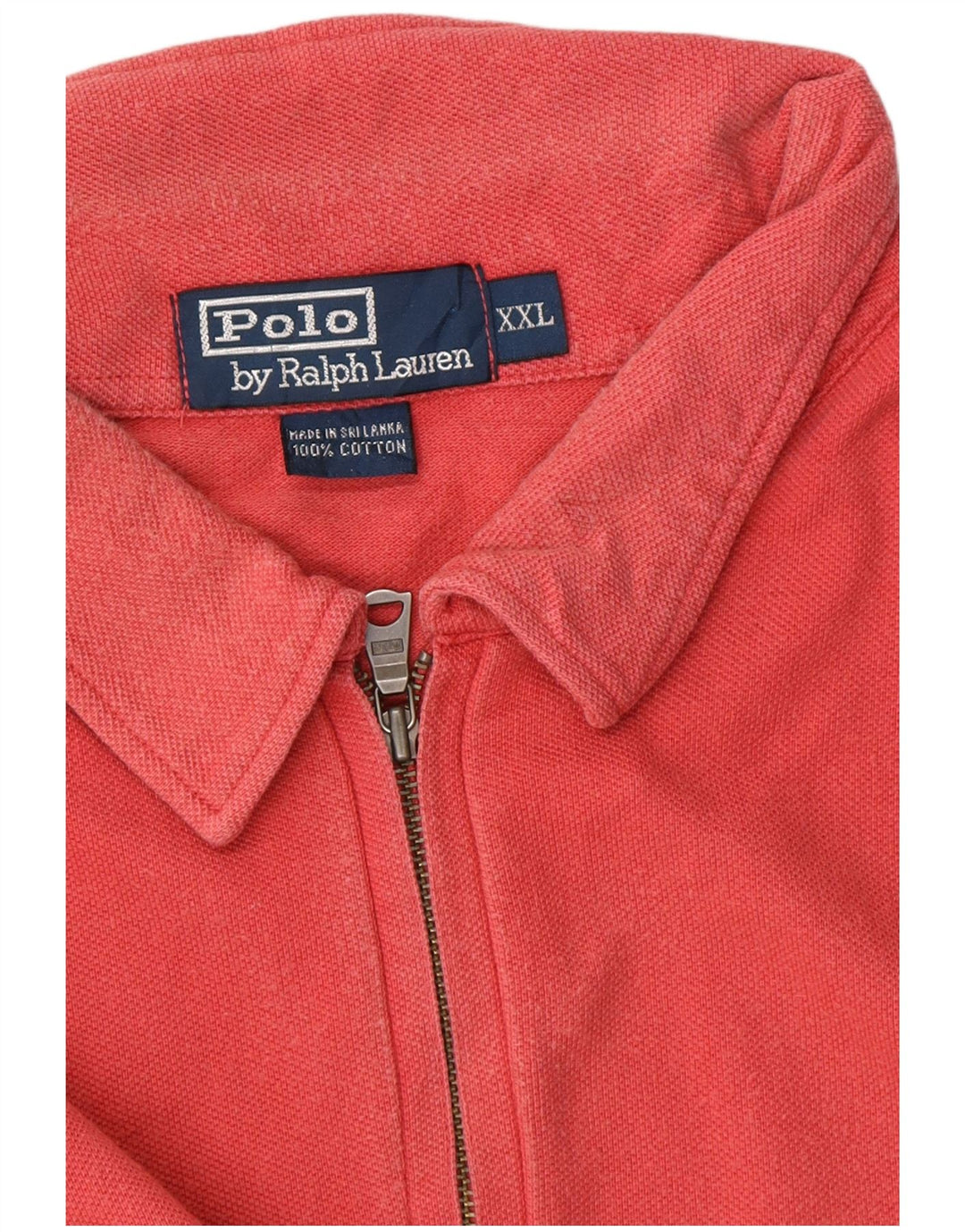 Camisa polo masculina POLO RALPH LAUREN 2XL algodão vermelho