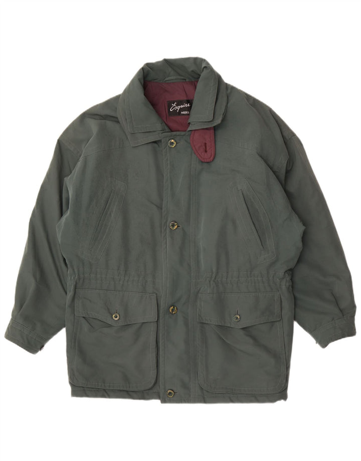 Jaqueta corta-vento masculina UK 44 2XL verde