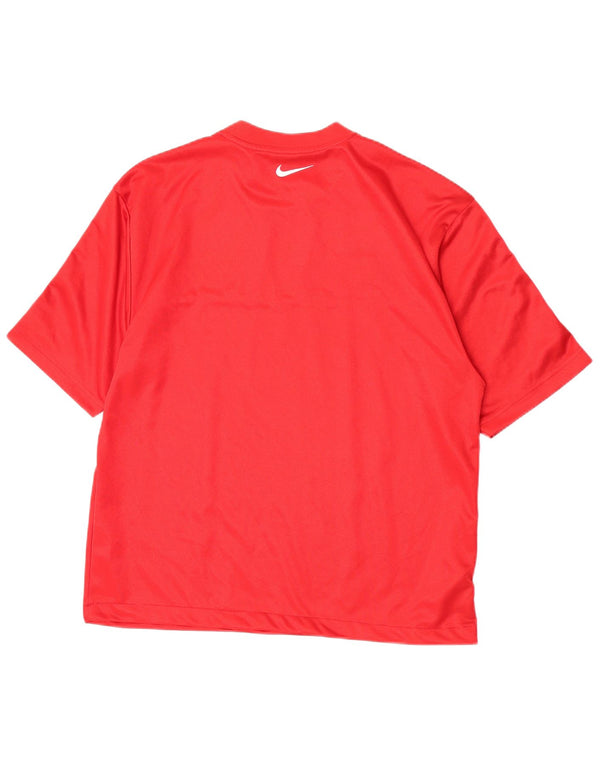 Camiseta masculina Nike Top UK 45/47 XL vermelho colorblock poliéster